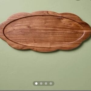 18” Long Wood Scallop Oval Tray - Hearth & Hand™ with Magnolia